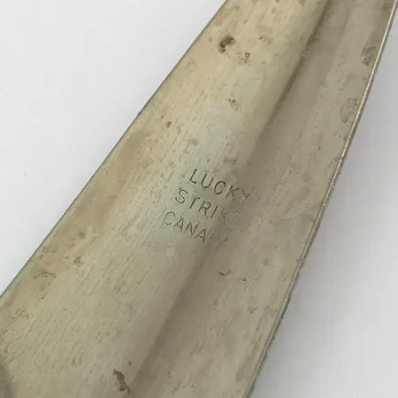 Lucky Strike Canoe Wobbler Lepel, White Pearl/Nikkel/Rood, 45g, #4647