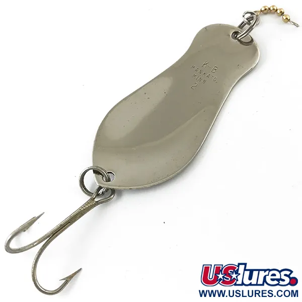 K-B Bait K-B Spoon 2 Lepel, Nikkel, 14g, Kogelketting, #4649