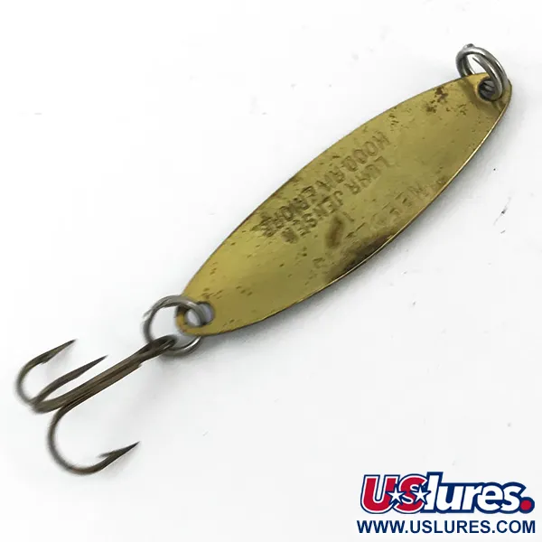Luhr Jensen Needlefish 1, Frog / Groen / Messing, 2g, Lepel #4655
