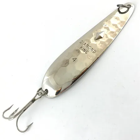 Luhr Jensen Diamond King 4 Lepel, Gehamerd zilver, 14g, #4657