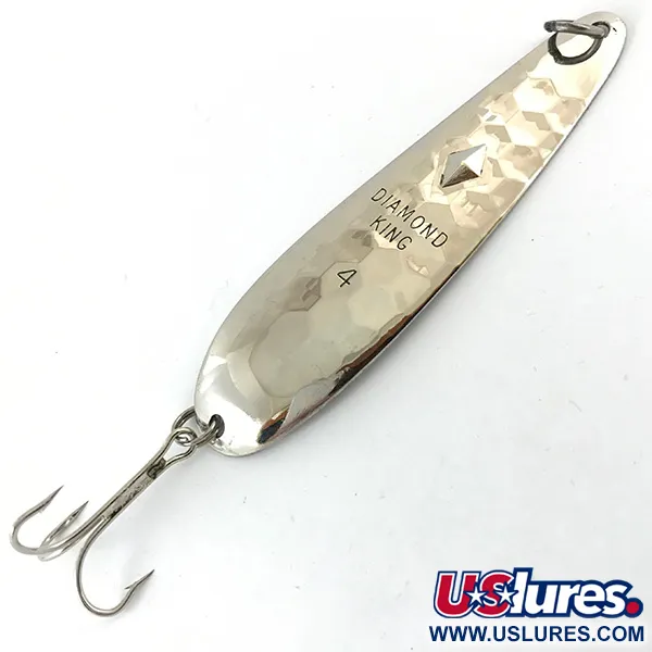 Luhr Jensen Diamond King 4 Lepel, Gehamerd zilver, 14g, #4657