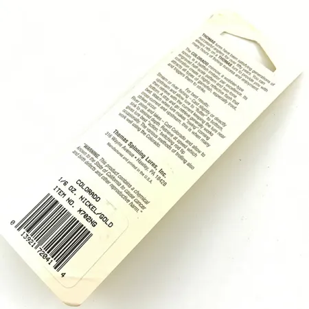 Thomas Colorado Lepel, Goud / Nikkel, 5g, Schubpatroon, #4665