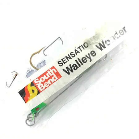 South Bend Walleye Wonder Spinnerbait, Nikkel/Groen/Wit, 14g, #4670