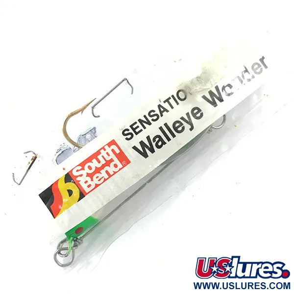 South Bend Walleye Wonder Spinnerbait, Nikkel/Groen/Wit, 14g, #4670