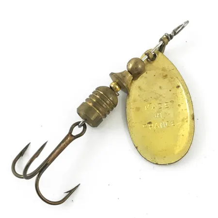 Mepps Aglia 2 (1950s) Spinner, Goud, 4,5g, Vintage, #4671
