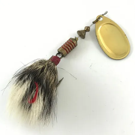 Mepps Aglia 3 dressed Spinner, Goud, 7,3g, eekhoornstaart, #4673