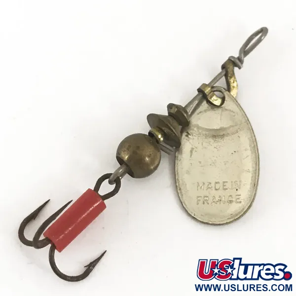 Mepps Aglia 0 Spinner, Zilver, 2.2g, Rode Sleeve, #4682