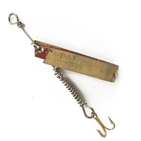 South Bend Super Duper 500 Lepel, Messing/Rood, 1,4g, #4684