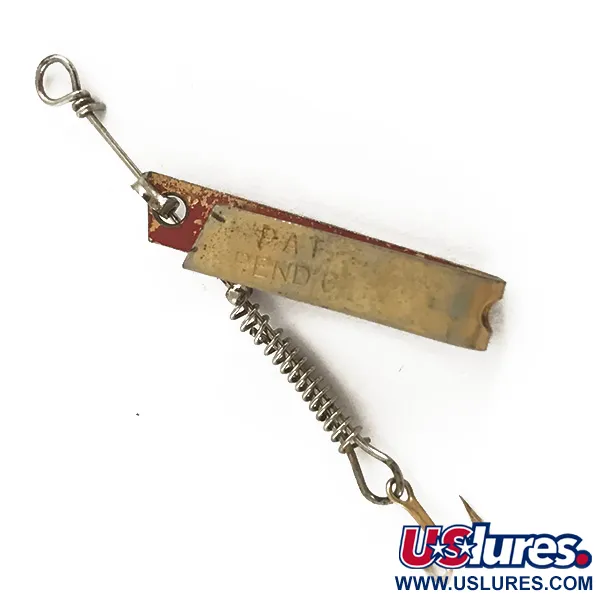 South Bend Super Duper 500 Lepel, Messing/Rood, 1,4g, #4684