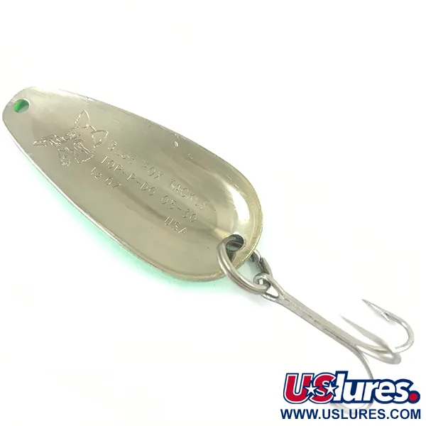 Blue Fox Tor-P-Do UV Lepel, Groen/Zwart/Nikkel, 14g, UV, #4689