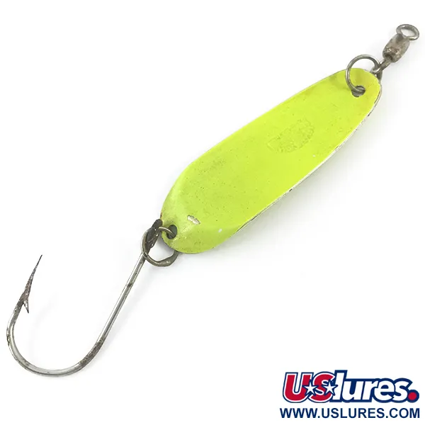 Andy Reekers UV Trolling Lepel, Geel/Groen/Nikkel, 7g, UV-actief, #4691