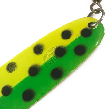 Andy Reekers UV Trolling Lepel, Geel/Groen/Nikkel, 7g, UV-actief, #4691