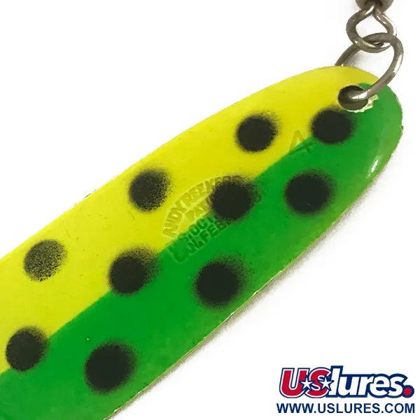 Andy Reekers UV Trolling Lepel, Geel/Groen/Nikkel, 7g, UV-actief, #4691