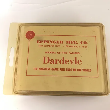 Eppinger Dardevle Kit Lepelset, Rood/Wit/Nikkel, 28g, #4694