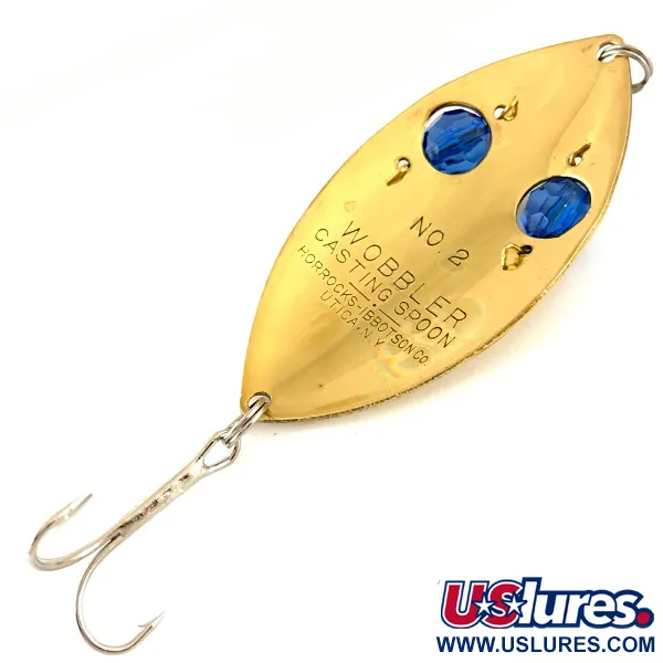 Horrocks-Ibbotson Wobbler Lepel, Goud, 23g, Glazen kralen, #4705