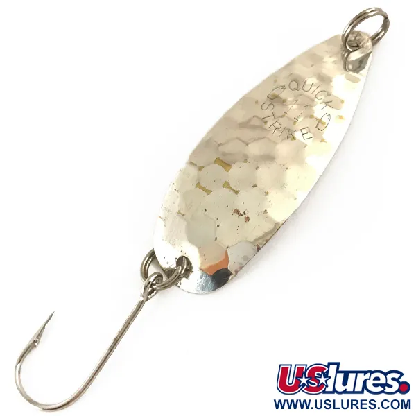 Quickstrike Quick Strike Lepel, Gehamerd zilver, 2.5g, Trolling, #4706