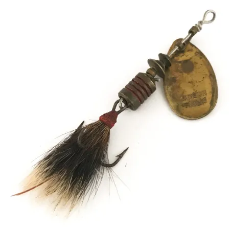 Mepps Aglia 1 dressed Spinner, Messing, 3,5g, Eekhoornhaar, #4722