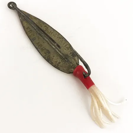 Fred Arbogast 3 Hawaiian, 16g, rood-wit, lepel #4727