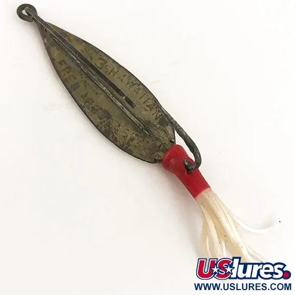 Fred Arbogast 3 Hawaiian, 16g, rood-wit, lepel #4727