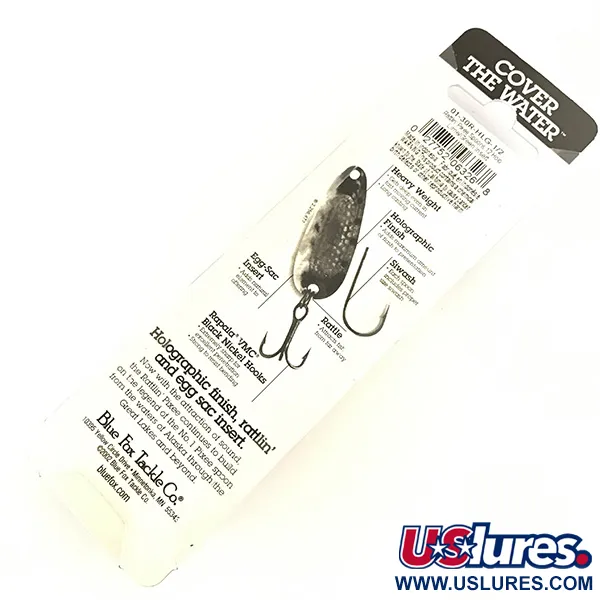 Blue Fox Rattlin Pixee UV Lepel, Rainbow Herring, 14g, UV Glow, #4737