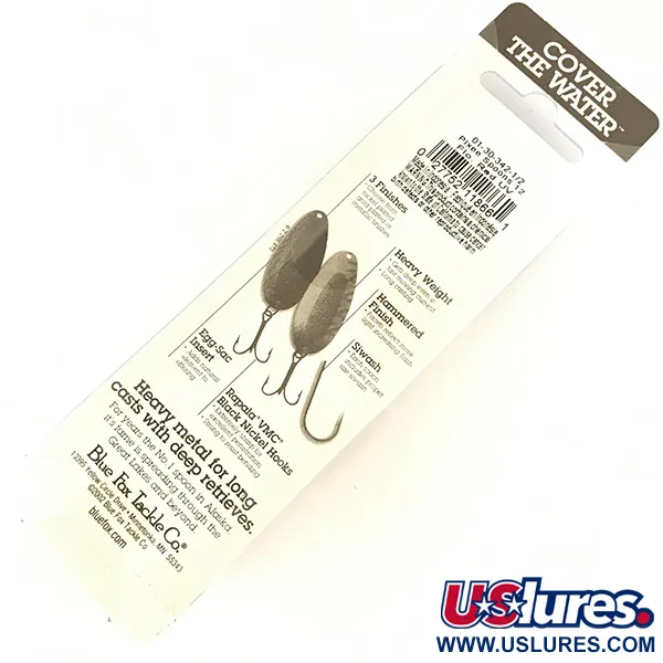 Blue Fox Pixee UV Lepel, Gehamerd nikkel/Roze, 14g, UV Bright, #4739