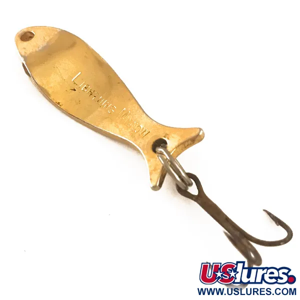 Luhr Jensen Lightning Minnow Lepel, Goud, 5.5g, USA, #4740