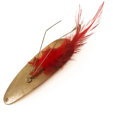 Eppinger Weedless Dardevle Lepel, Rood/Wit, 28g, Wierbeschermer, #4744