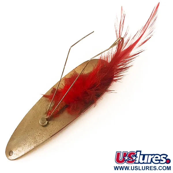 Eppinger Weedless Dardevle Lepel, Rood/Wit, 28g, Wierbeschermer, #4744