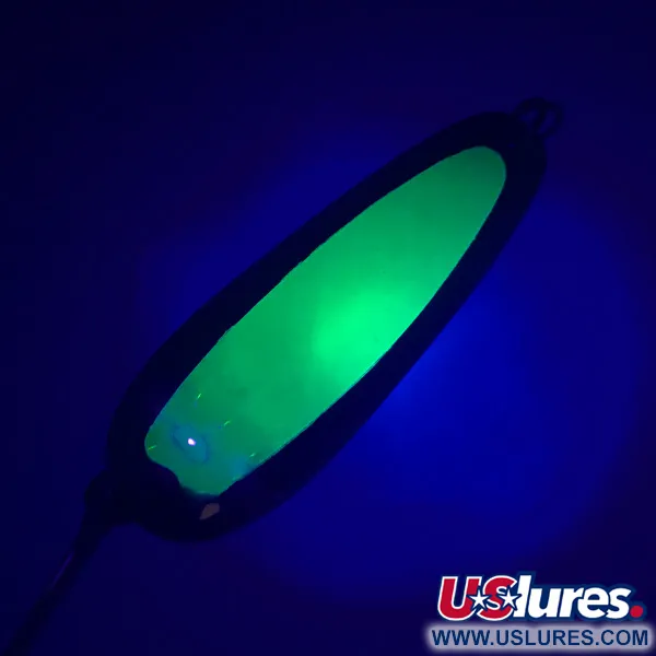 Luhr Jensen Flutter Spoon UV Lepel, Neon groen, 7,5g, UV, #4746