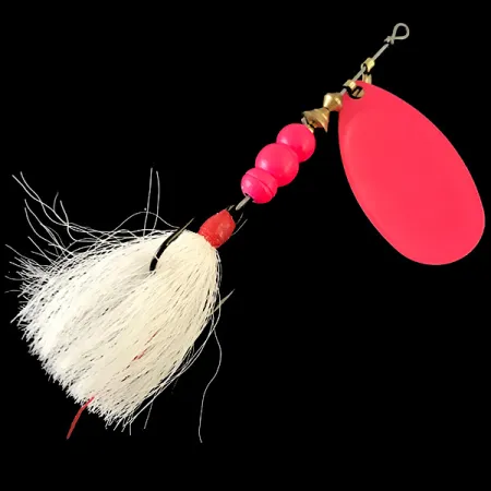 Mepps Aglia 4 dressed UV Spinner, Roze, 10g, UV-afwerking, #4751