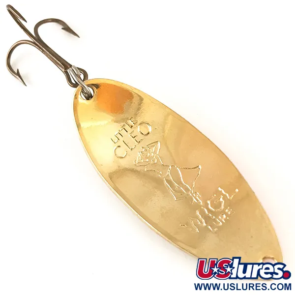 Little Cleo (Hula Girl) Lepel, Goud / Oranje, 14g, Hula Girl, #4782