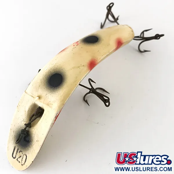 Yakima Bait Worden Flatfish Kunstaas, Wit/Rood/Zwart, 9g, Kromming, #4791