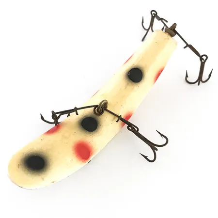 Yakima Bait Worden Flatfish Kunstaas, Wit/Rood/Zwart, 9g, Kromming, #4791