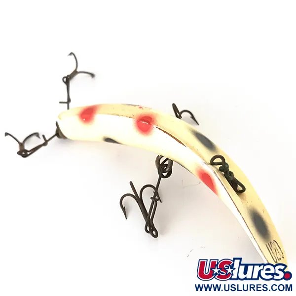 Yakima Bait Worden Flatfish Kunstaas, Wit/Rood/Zwart, 9g, Kromming, #4791
