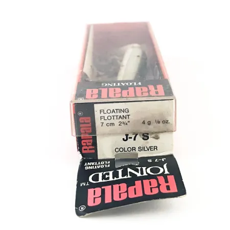 Rapala Jointed J-7 Plug, Zilver, 4g, Gedeeld, #4792