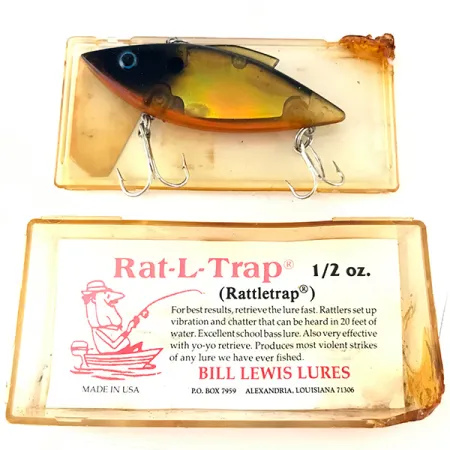 Bill Lewis Rat-L-Trap Lipless Crankbait, Mirror Yellow Green, 14g, #4794