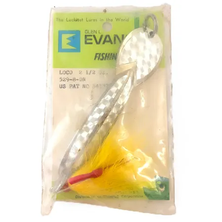 Glen Evans Loco 5 Lepel, Nikkel, 58g, Diamantafwerking, #4826