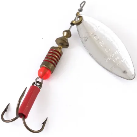 Mepps Aglia Long 2 Spinner, Zilver, 7.4g, Wilgenblad-Blad, #4835