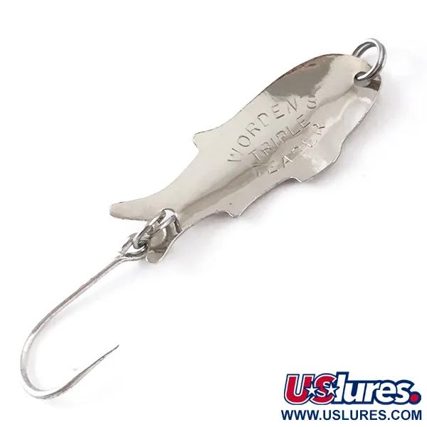 Yakima Bait Worden's Tripple Teaser Lepel, Hammered Nickel, 2,2g, #4838