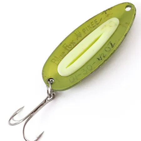 Blue Fox Pixee UV Lepel, Green Gold/Yellow, 14g, UV Glow, #4842