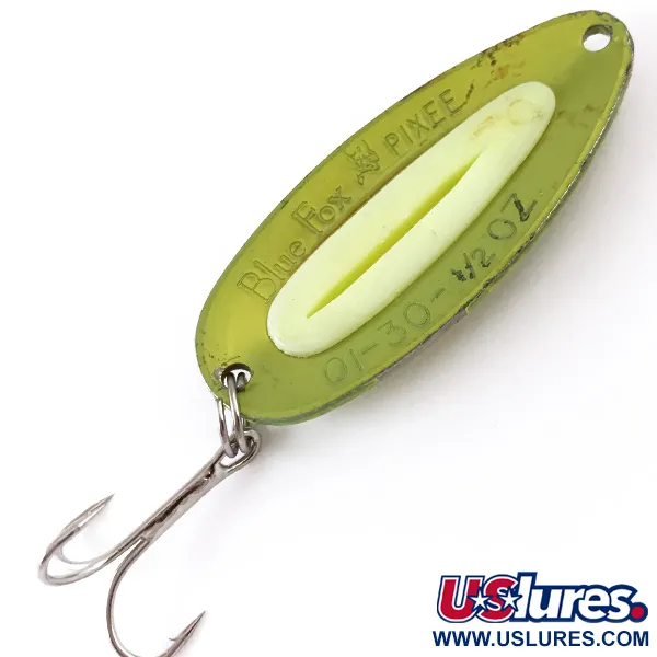 Blue Fox Pixee UV Lepel, Green Gold/Yellow, 14g, UV Glow, #4842