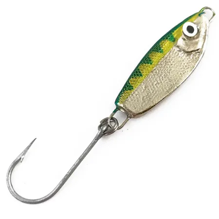 Luhr Jensen Crippled Herring Jig, Baars, 7g, Gehamerd nikkel, #4857