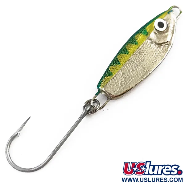 Luhr Jensen Crippled Herring Jig, Baars, 7g, Gehamerd nikkel, #4857