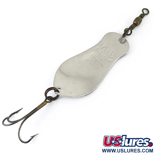 K-B Bait K-B Spoon 2 Lepel, Nikkel, 14g, Messing Wartel, #4870