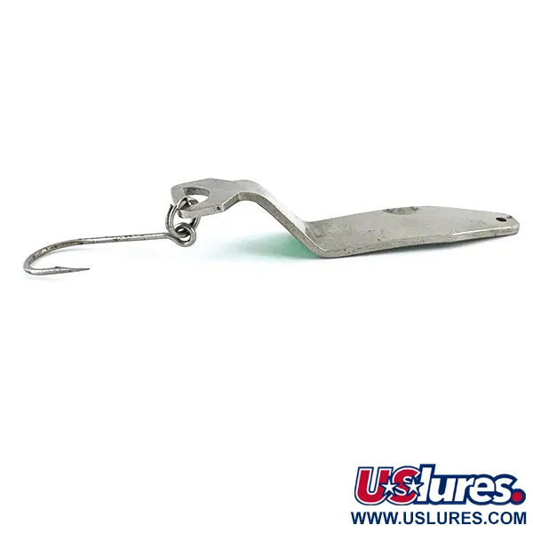 Shasta Humdinger Lepel, Nikkel/Groene Glitter, 11g, Enkele Haak, #4871