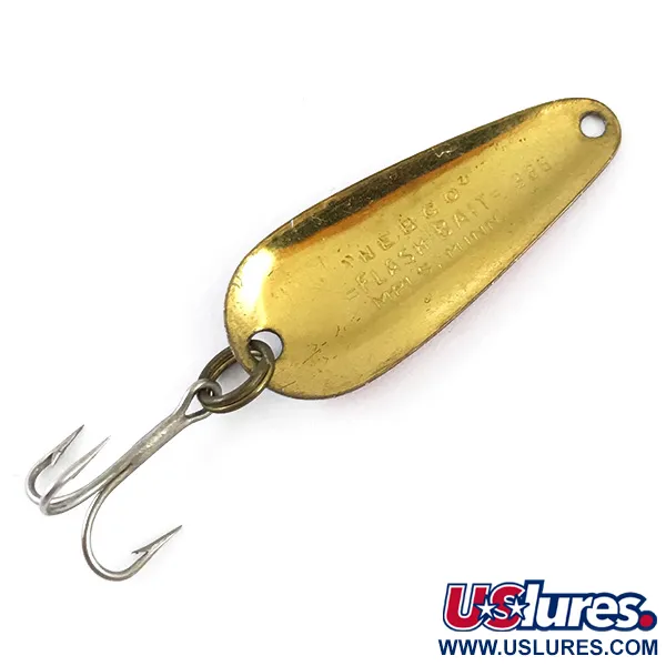 Nebco FlashBait 366 Lepel, Rood / Wit / Messing, 1,9 g, #4876