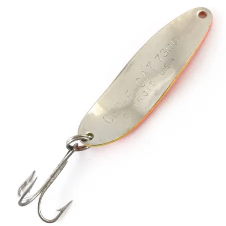 Dardevle Cop-E-Cat 7300 UV Lepel, Geel/Oranje/Nikkel, 10g, UV, #4887