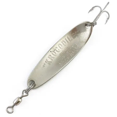 Luhr Jensen Krocodile Die #3 Lepel, Geel/Groen, 10g, Schubben, #4905