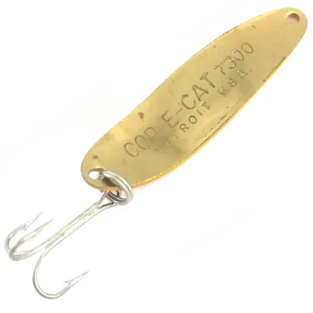 Dardevle Cop-E-Cat 7300 Lepel, Rood/Geel/Messing, 10g, Messing, #4916