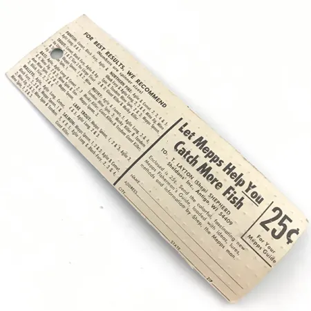 Mepps Aglia 0 Spinner, Goud, 2,5g, Vintage, #4921